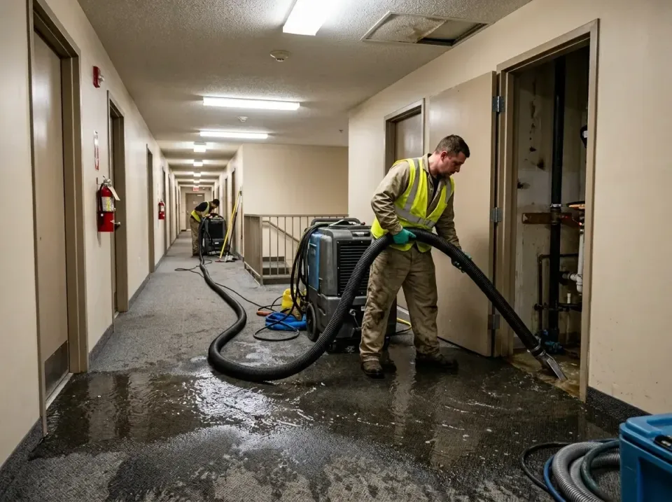 multi-unit-apartment-hallway-f-005 — frequently asked questions, Emergency Burst Pipe Water Extraction & Removal in Montezum…